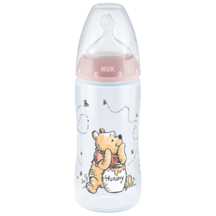 Biberón de silicona Winnie-the-Pooh First Choice+ 120 ml-De 0 a 6 meses Nuk  - Easypara